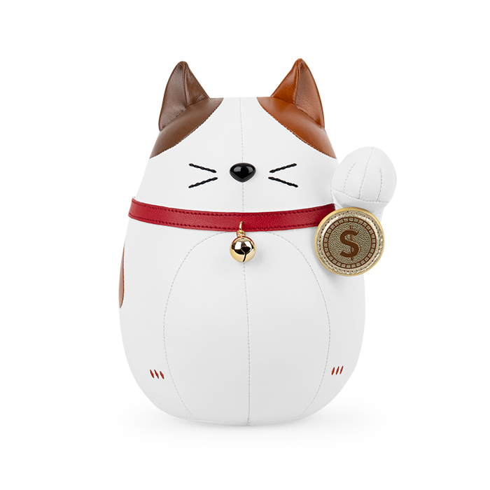 Lucky Cat Fu Bookend