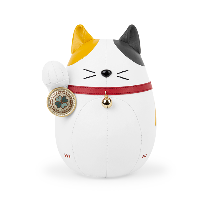 Lucky Cat Fu Bookend