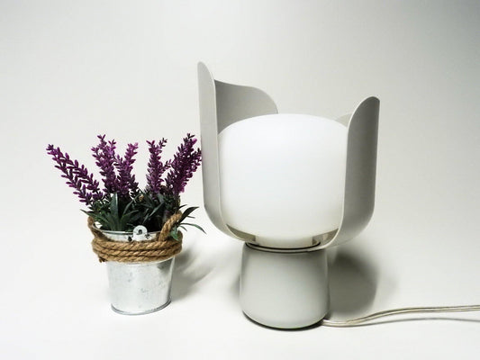 grey table lamp
