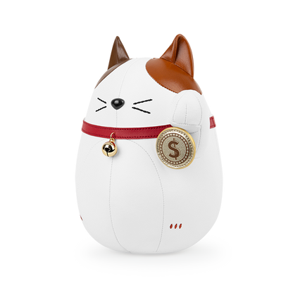 Lucky Cat Fu Bookend