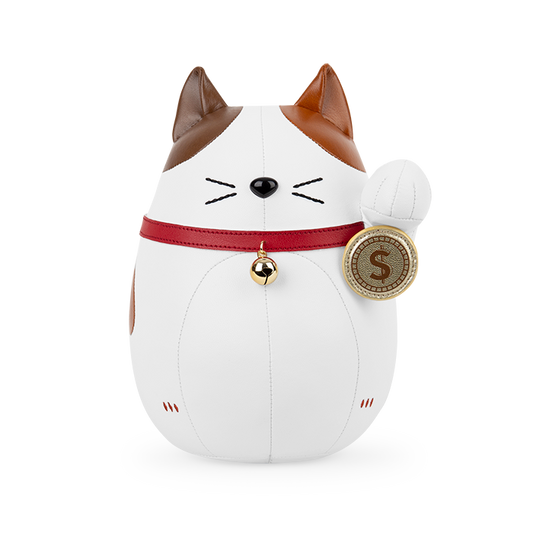 Lucky Cat Fu Bookend