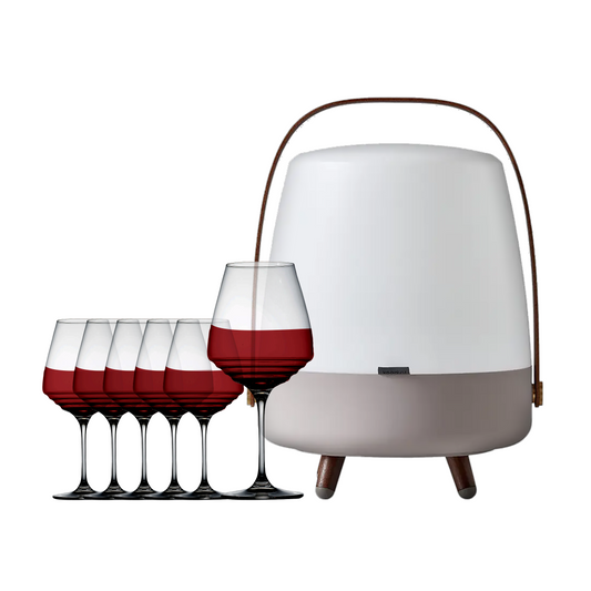 Tune into Sips Bundle (Earth/Aged Red Wine Glass/6)