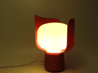 red table lamp