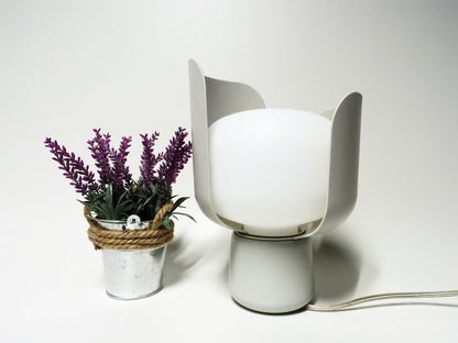 grey table lamp